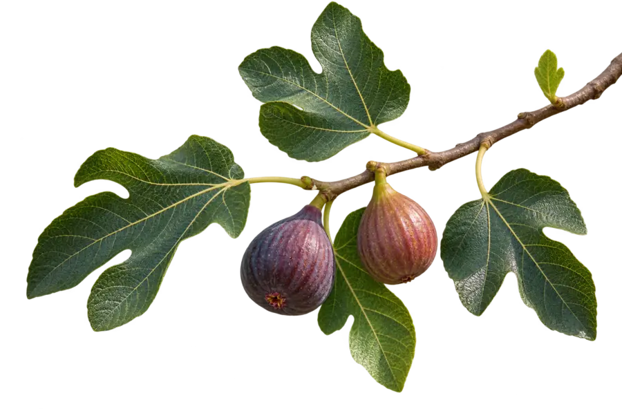 A fig branch bearing fruit representing flourishing